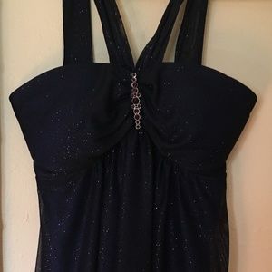 Midnight Purple Short Dress